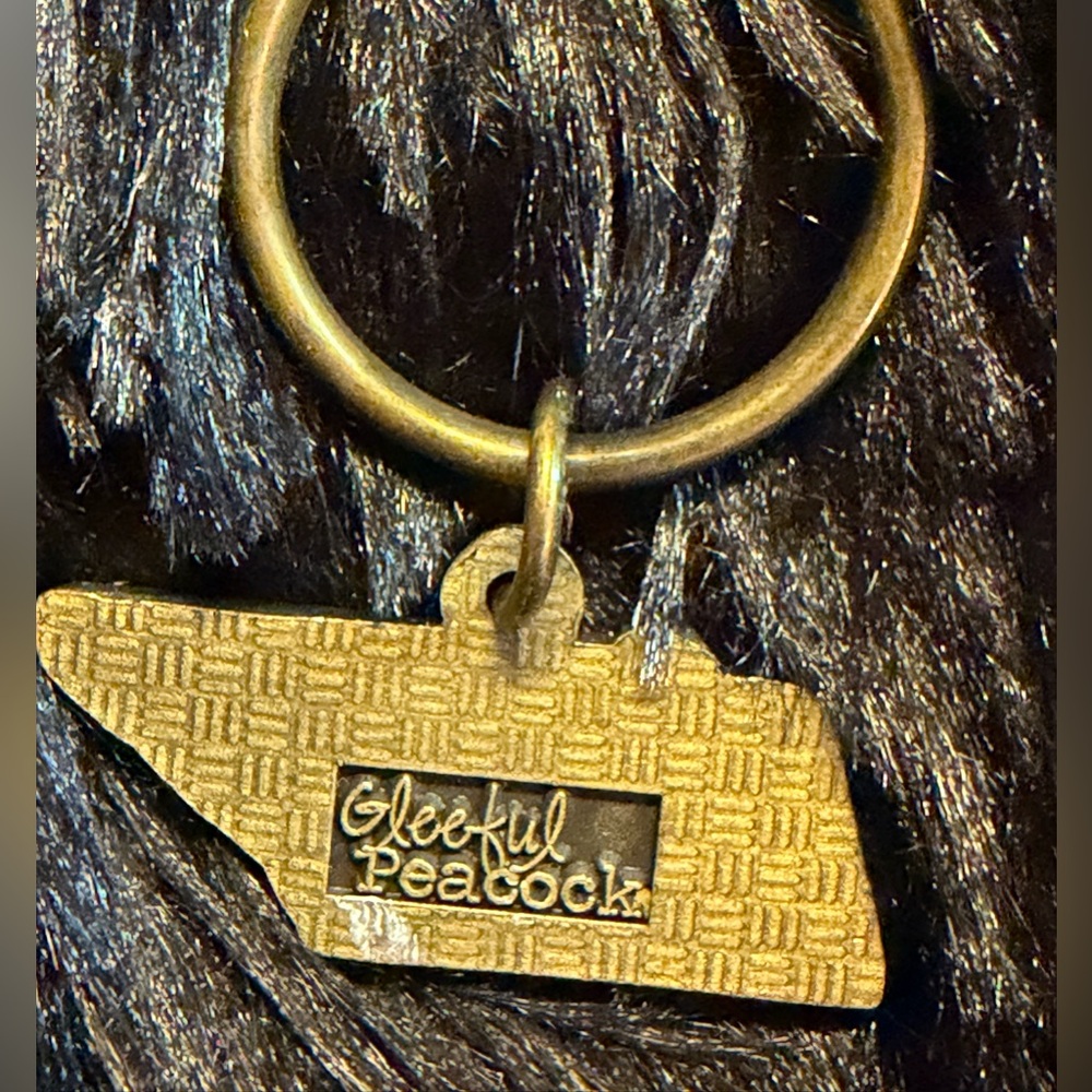 Tennessee State Map Keychain/Charm - Orange - Picture 2 of 3